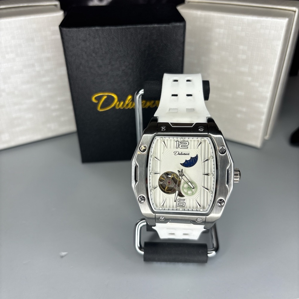 Dulunwe Automatic Tonneau Sports Men's Tourbillon Watch